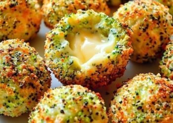 Bombitas de brócoli y queso