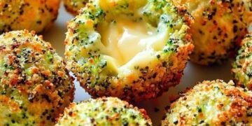 Bombitas de brócoli y queso