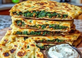 Wrap de Lentejas turcas (rojas) y Espinaca